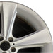 21" BMW 750i 06-08 21x10 alloy 5 flat spoke rear Original OEM Wheel Rim - Side Profile