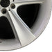 21" BMW 750i 06-08 21x10 alloy 5 flat spoke rear Original OEM Wheel Rim - Close-Up Detail