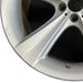 21" BMW 750i 06-08 21x10 alloy 5 flat spoke rear Original OEM Wheel Rim - Back View