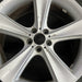21" BMW 750i 06-08 21x10 alloy 5 flat spoke rear Original OEM Wheel Rim - Angle View
