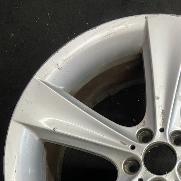 21" BMW 750i 06-08 21x10 alloy 5 flat spoke rear Original OEM Wheel Rim - Side Profile