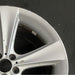 21" BMW 750i 06-08 21x10 alloy 5 flat spoke rear Original OEM Wheel Rim - Close-Up Detail
