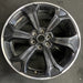 22" EXPEDITION 22-24 22x9.5, 6 spoke, black Original OEM Wheel Rim - Angle View