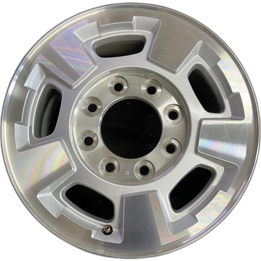 17" SIERRA 2500 PICKUP 11-13 17x7.5, aluminum Original OEM Wheel Rim - Front View