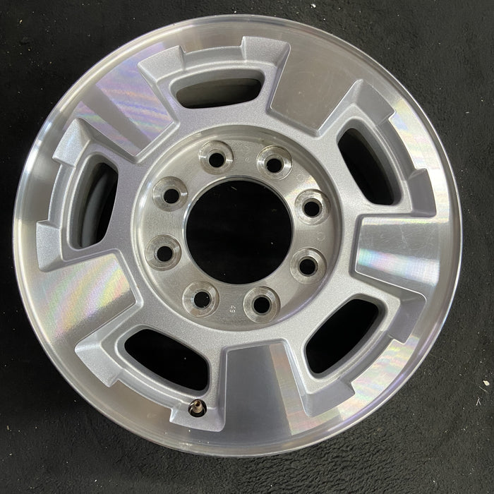 17" SIERRA 2500 PICKUP 11-13 17x7.5, aluminum Original OEM Wheel Rim - Angle View