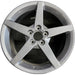 19" CORVETTE 05-07 19x10 , 5 spoke, gunmetal Original OEM Wheel Rim - Front View