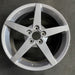 19" CORVETTE 05-07 19x10 , 5 spoke, gunmetal Original OEM Wheel Rim - Angle View