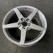 19" CORVETTE 05-07 19x10 , 5 spoke, gunmetal Original OEM Wheel Rim - Close-Up Detail
