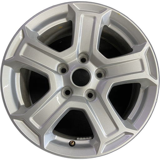 17" WRANGLER 18 VIN X , 17x7.5, , aluminum, straight spoke, w/recessed outer - Front View