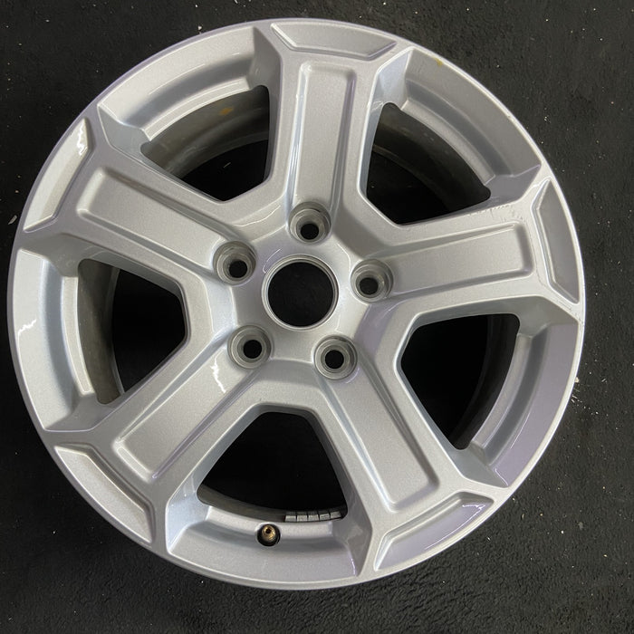 17" WRANGLER 18 VIN X , 17x7.5, , aluminum, straight spoke, w/recessed outer - Angle View