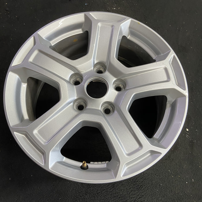 17" WRANGLER 18 VIN X , 17x7.5, , aluminum, straight spoke, w/recessed outer - Side Profile