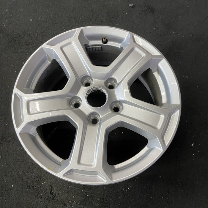 17" WRANGLER 18 VIN X , 17x7.5, , aluminum, straight spoke, w/recessed outer - Close-Up Detail