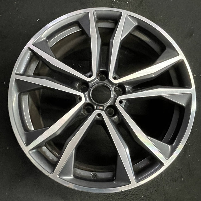 19" BMW X1 20 19x8 , 5 spoke, Original OEM Wheel Rim - Angle View