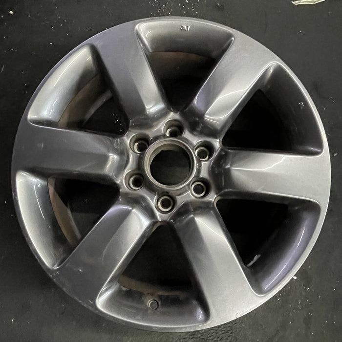 20" TITAN 12 20x8, alloy, silver, dark hyper silver Original OEM Wheel Rim - Angle View