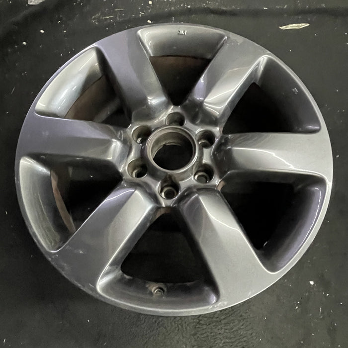 20" TITAN 12 20x8, alloy, silver, dark hyper silver Original OEM Wheel Rim - Side Profile