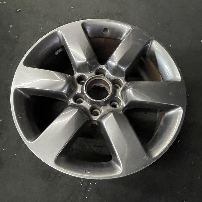20" TITAN 12 20x8, alloy, silver, dark hyper silver Original OEM Wheel Rim - Close-Up Detail