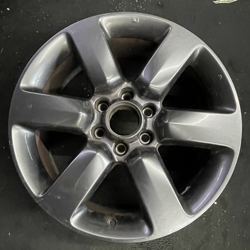 20" TITAN 12 20x8, alloy, silver, dark hyper silver Original OEM Wheel Rim - Angle View