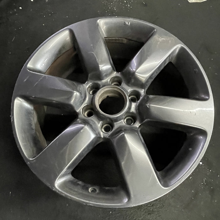 20" TITAN 12 20x8, alloy, silver, dark hyper silver Original OEM Wheel Rim - Side Profile