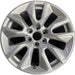 20" SIERRA 1500 PICKUP 19 , 20x9, 10 spoke, opt NZP Original OEM Wheel Rim - - Front View