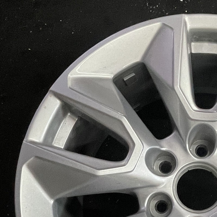 20" SIERRA 1500 PICKUP 19 20x9 10 spoke opt NZP Original OEM Wheel Rim - Side Profile