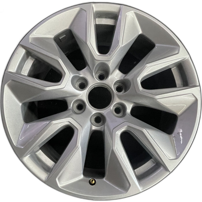 20" SIERRA 1500 PICKUP 19 , 20x9, 10 spoke, opt NZP Original OEM Wheel Rim - - Front View
