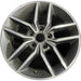18" GRAND CHEROKEE 17 18x8, aluminum, w/o 75th Anniversary package; polished - Front View