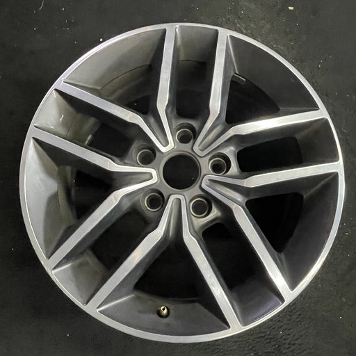18" GRAND CHEROKEE 17 18x8, aluminum, w/o 75th Anniversary package; polished - Angle View