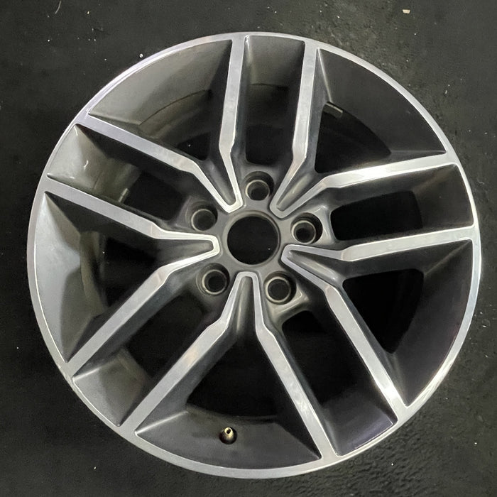 18" GRAND CHEROKEE 17 18x8, aluminum, w/o 75th Anniversary package; polished - Angle View