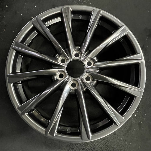 22" LEXUS LX600 22-25 22x8 , 12 spoke Original OEM Wheel Rim - Angle View