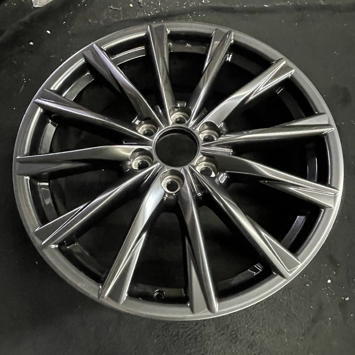 22" LEXUS LX600 22-25 22x8 , 12 spoke Original OEM Wheel Rim - Side Profile