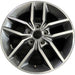 18" GRAND CHEROKEE 17 18x8, aluminum, w/o 75th Anniversary package; polished - Front View