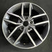 18" GRAND CHEROKEE 17 18x8, aluminum, w/o 75th Anniversary package; polished - Angle View