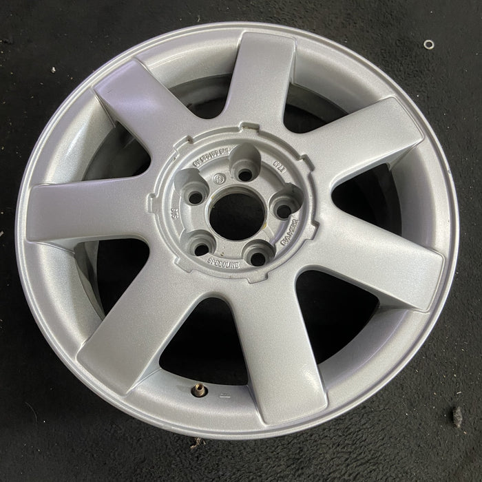 15" GOLF 97-98 15x6.5 , 7 spoke Original OEM Wheel Rim - Side Profile