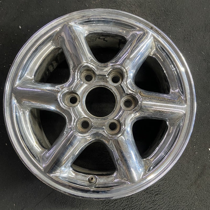 16" YUKON 99 16x7 Denali aluminum Original OEM Wheel Rim - Front View
