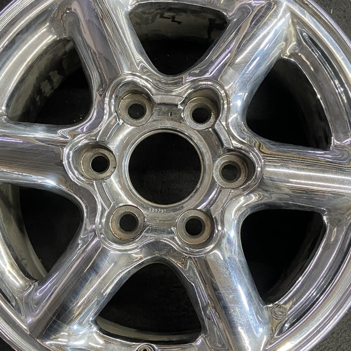 16" YUKON 99 16x7 Denali aluminum Original OEM Wheel Rim - Angle View