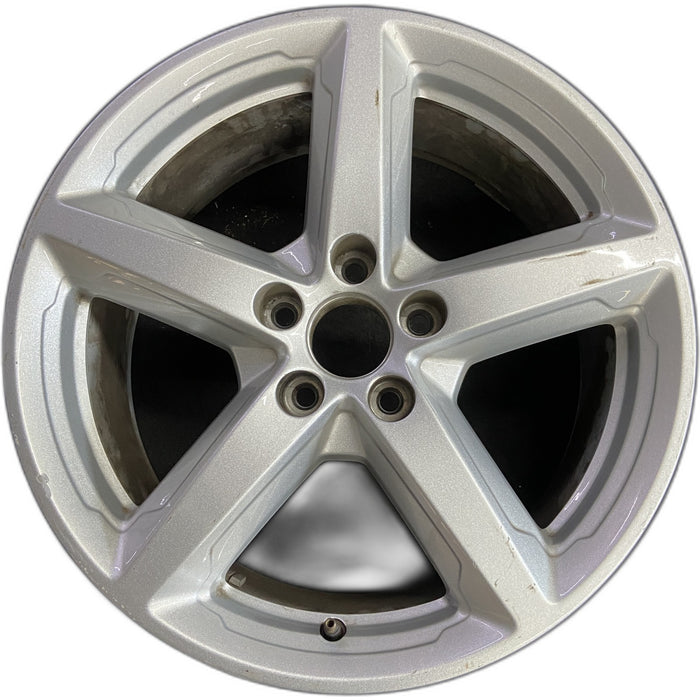 18" EXPLORER 16-17 18x8 , aluminum, w/o police package; 5 spoke Original OEM - Front View