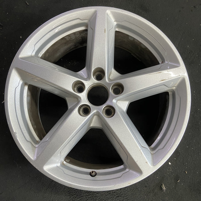 18" EXPLORER 16-17 18x8 , aluminum, w/o police package; 5 spoke Original OEM - Angle View