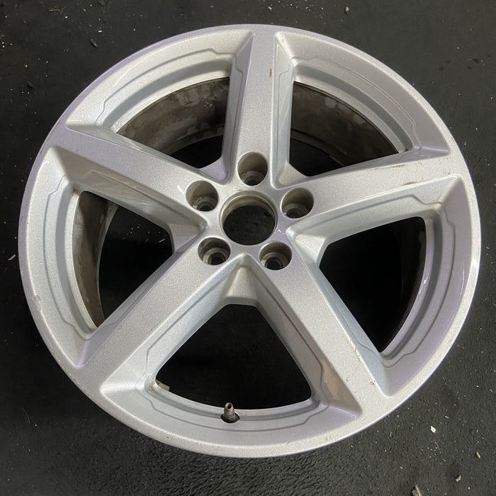 18" EXPLORER 16-17 18x8 , aluminum, w/o police package; 5 spoke Original OEM - Side Profile