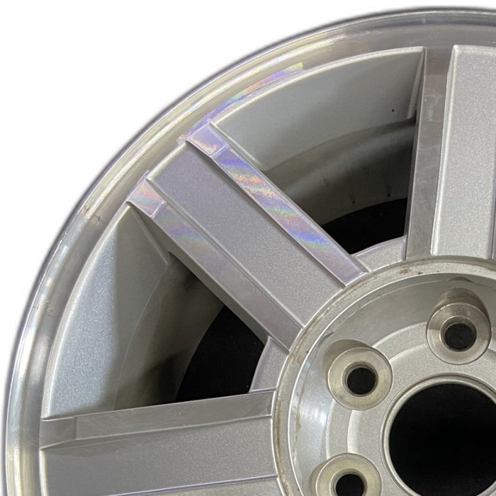18" ESCALADE 07-09 18x8 7 spoke machined finish opt PW2 Original OEM Wheel Rim - Angle View