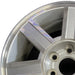18" ESCALADE 07-09 18x8 7 spoke machined finish opt PW2 Original OEM Wheel Rim - Angle View