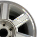 18" ESCALADE 07-09 18x8 7 spoke machined finish opt PW2 Original OEM Wheel Rim - Side Profile