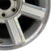 18" ESCALADE 07-09 18x8 7 spoke machined finish opt PW2 Original OEM Wheel Rim - Close-Up Detail