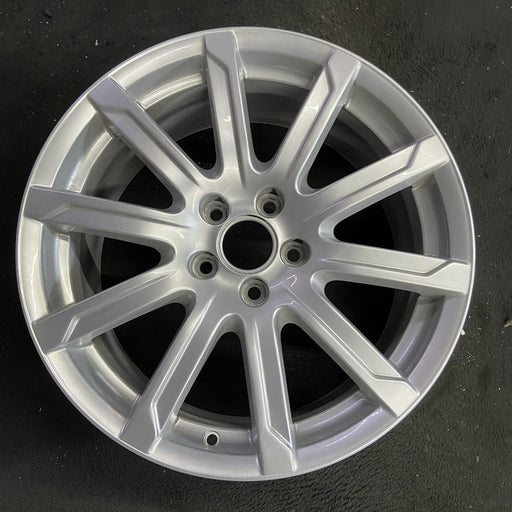 18" AUDI A4 09-12 18x8 , 10 spoke Original OEM Wheel Rim - Angle View