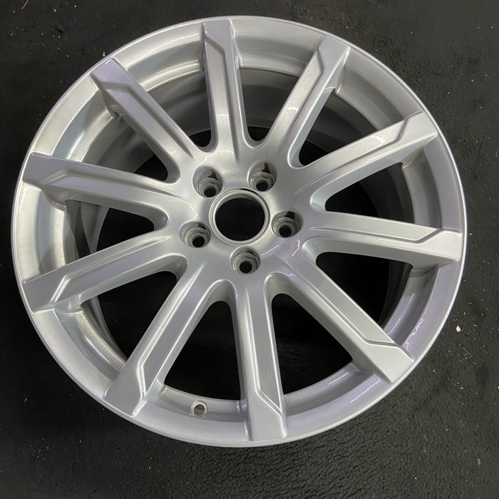 18" AUDI A4 09-12 18x8 , 10 spoke Original OEM Wheel Rim - Side Profile
