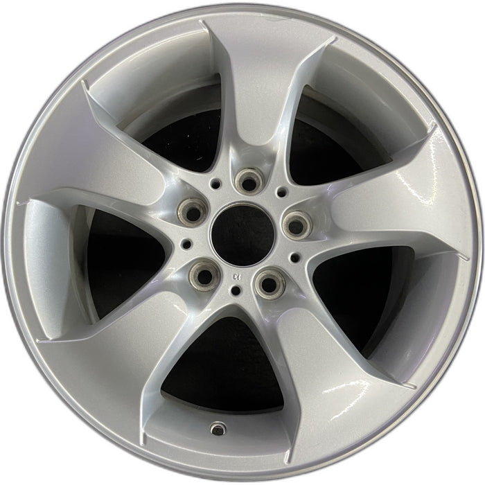 17" BMW X3 04-10 17x8 , 5 spoke, flared spoke Original OEM Wheel Rim - Front View