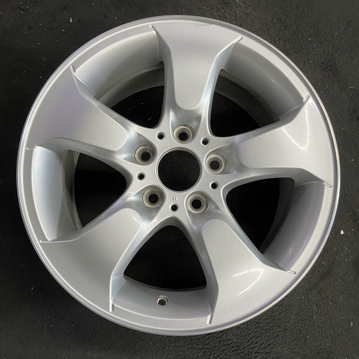 17" BMW X3 04-10 17x8 , 5 spoke, flared spoke Original OEM Wheel Rim - Angle View