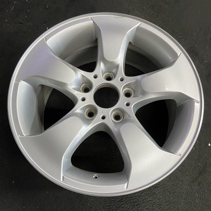 17" BMW X3 04-10 17x8 , 5 spoke, flared spoke Original OEM Wheel Rim - Side Profile