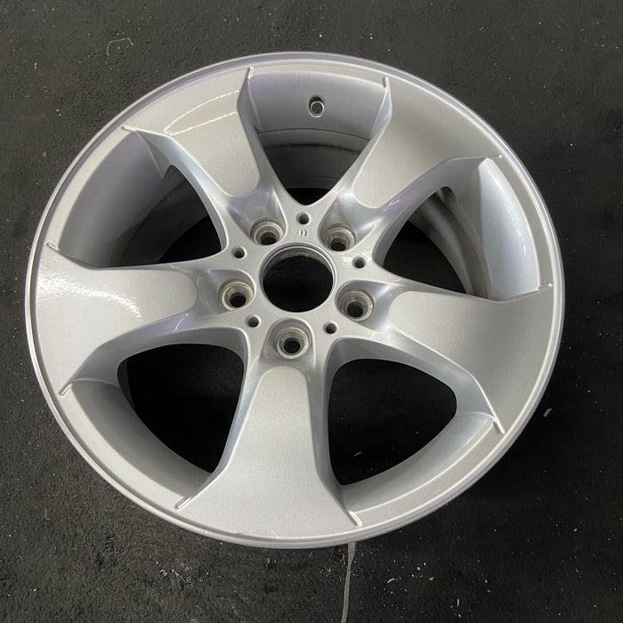17" BMW X3 04-10 17x8 , 5 spoke, flared spoke Original OEM Wheel Rim - Close-Up Detail