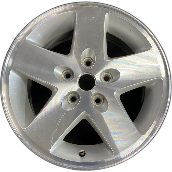 17" WRANGLER 07-08 17x7.5, machined finish Original OEM Wheel Rim - Front View