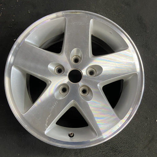 17" WRANGLER 07-08 17x7.5, machined finish Original OEM Wheel Rim - Angle View